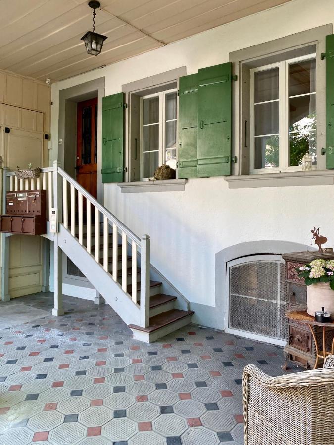 Beautiful Studio In A Villa From 18Th Century Thun Exterior foto