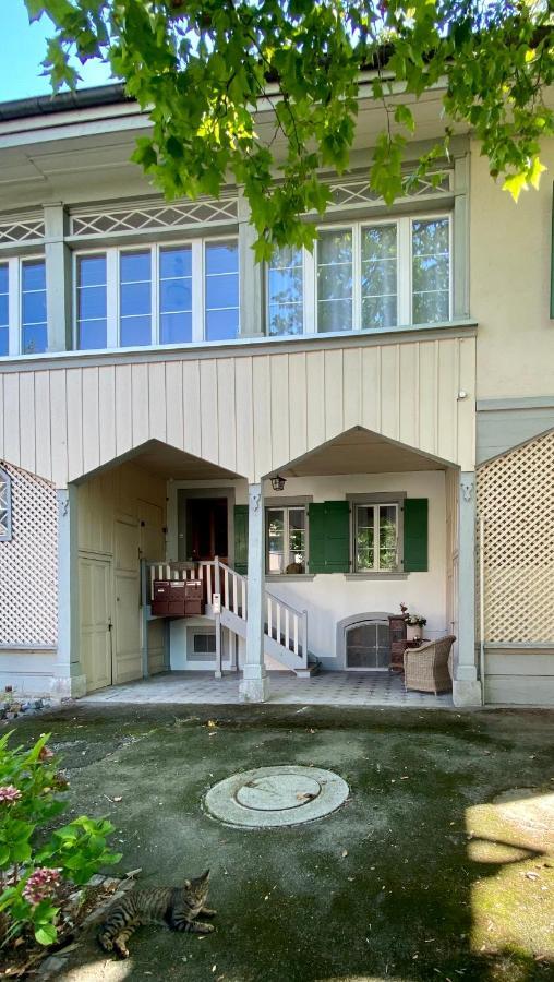 Beautiful Studio In A Villa From 18Th Century Thun Exterior foto