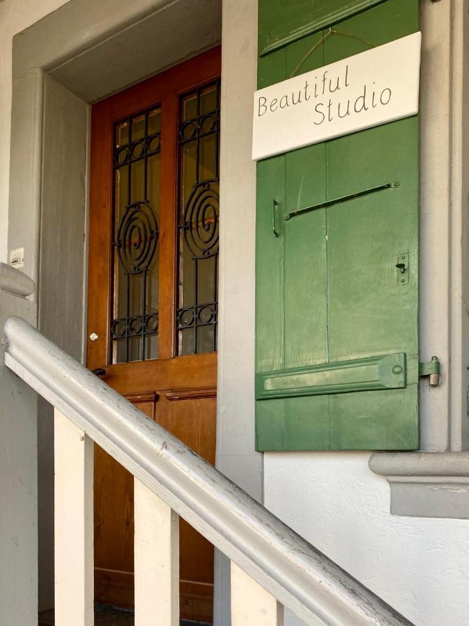 Beautiful Studio In A Villa From 18Th Century Thun Exterior foto