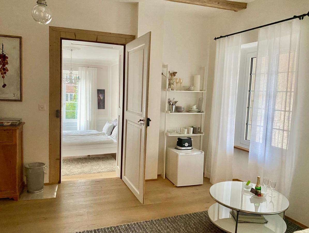 Beautiful Studio In A Villa From 18Th Century Thun Exterior foto