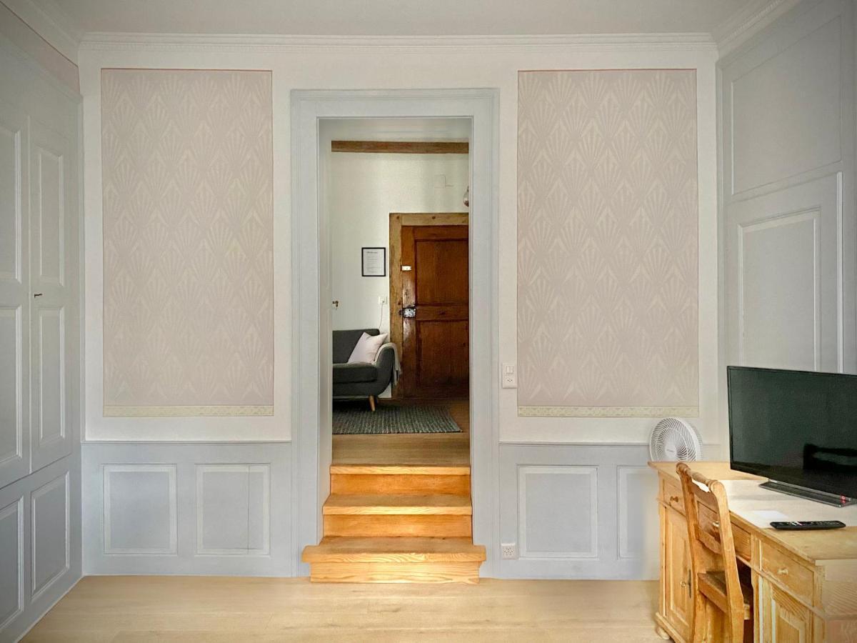 Beautiful Studio In A Villa From 18Th Century Thun Exterior foto